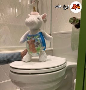سومین مرحله آموزش دسشویی رفتن